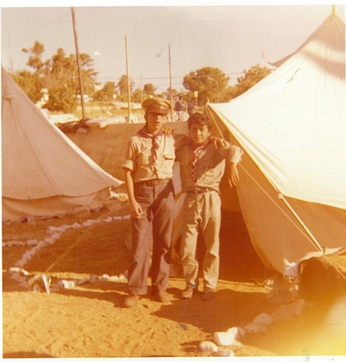 A Photograph of a Sareyyet Ramallah Scout Camp
