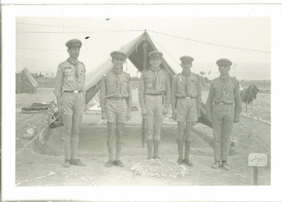 A Photograph of a Sareyyet Ramallah Scout Camp
