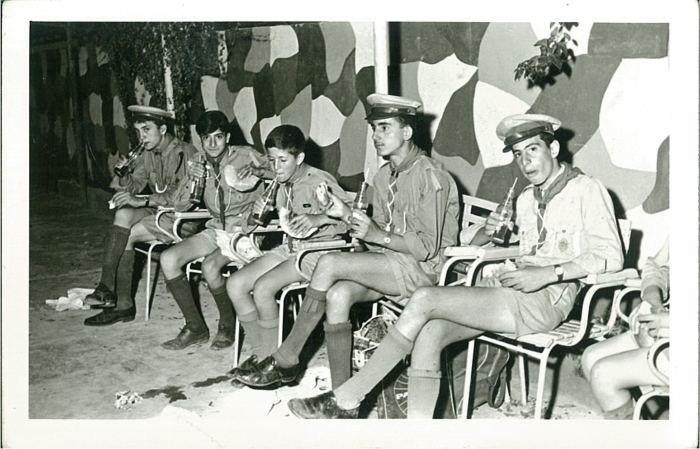 A Photograph of a Sareyyet Ramallah Scout Camp
