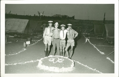 A Photograph of a Sareyyet Ramallah Scout Camp
