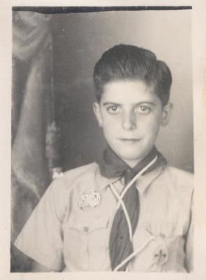 Portraite of Sami Jries; a member of The First Ramallah Scout Group (Sareyyet Ramallah)