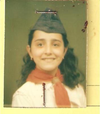 Portraite of Shaden Heshmeh; a member of The First Ramallah Scout Group (Sareyyet Ramallah)