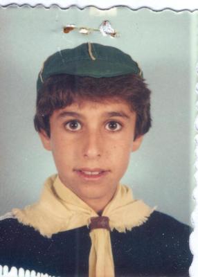 Portraite of Sh'hadeh Abu Shrietekh; a member of The First Ramallah Scout Group (Sareyyet Ramallah)