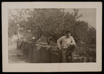 A Photograph of Tayeʿ ar-Rimawy in Beit Rima Village
