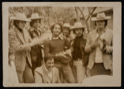 A Photograph of Tayeʿ ar-Rimawy and His Colleagues in Egypt 