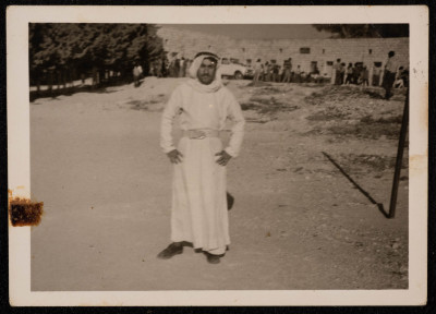 A Photograph of Tayeʿ ar-Rimawy in Bani Zeid Town 
