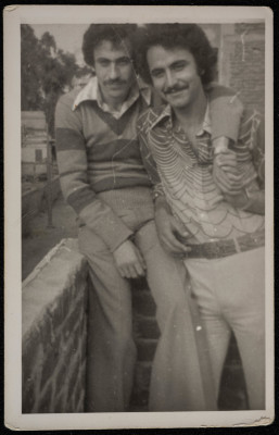 A Photograph of Tayeʿ ar-Rimawy and His Friend, Jamil ar-Rimawy, Egypt 