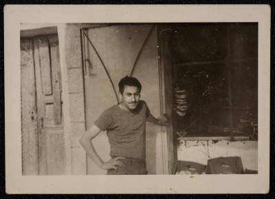 A Photograph of Tayeʿ ar-Rimawy in Beit Rima Village 
