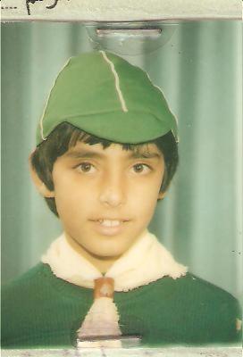 Portraite of Saymon Zakkak; a member of The First Ramallah Scout Group (Sareyyet Ramallah)