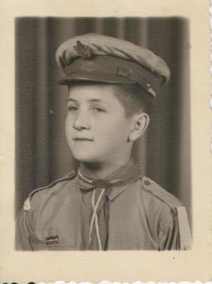 Portraite of Zuheir Tarzi; a member of The First Ramallah Scout Group (Sareyyet Ramallah)