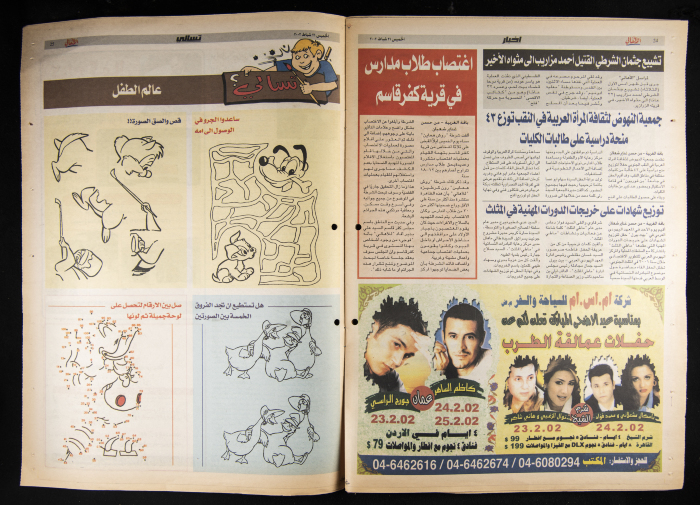 العدد 13 من جريدة الأهالي 21 شباط 2002