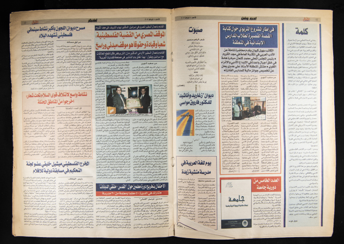 Al-Ahali Newspaper, Issue no. 10, 10 February 2002
