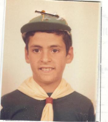 Portraite of Rami Azaar; a member of The First Ramallah Scout Group (Sareyyet Ramallah)