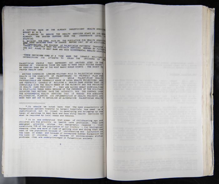The Women's Conference on the Palestinian - Italian Relationship, 1988 