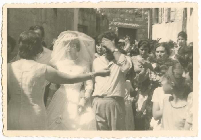 A wedding of Juliette Sbeit and Shahin Jeries , al- Rameh, 1965