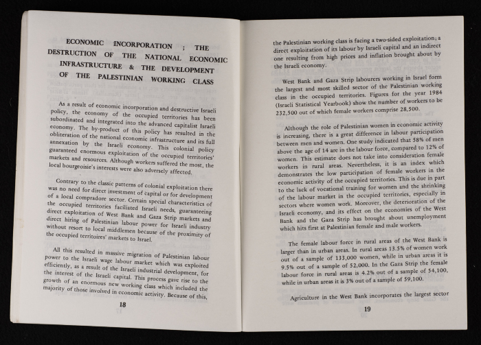 ورقة عمل اتحاد لجان العمل النسائي الفلسطيني لمؤتمر المرأة العالمي المنعقد في نيروبي، آذار 1986
