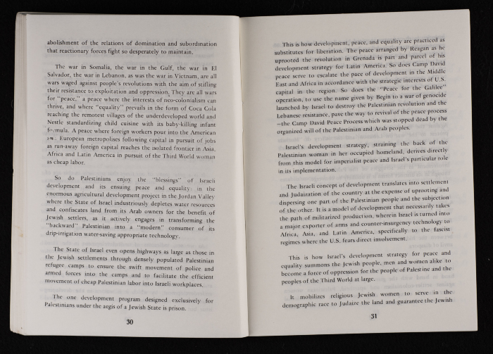 ورقة عمل اتحاد لجان العمل النسائي الفلسطيني لمؤتمر المرأة العالمي المنعقد في نيروبي، آذار 1986
