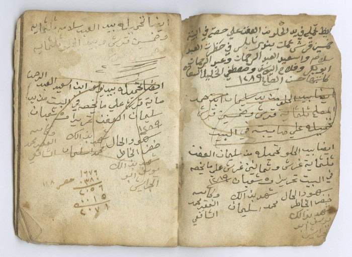 A Financial Transactions Log by Hasan as-Saleh, 1868-1925