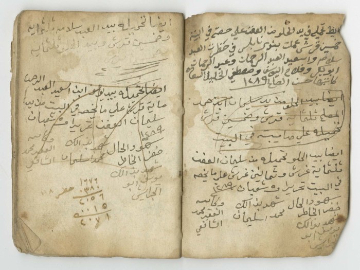 A Financial Transactions Log by Hasan as-Saleh, 1868-1925