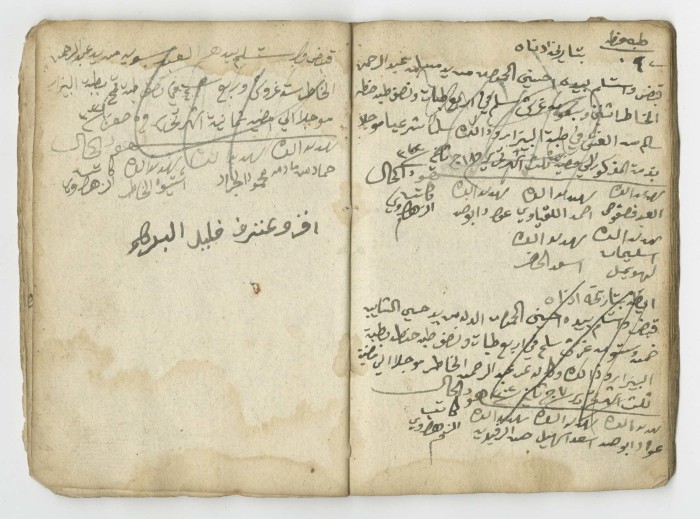 A Financial Transactions Log by Hasan as-Saleh, 1868-1925
