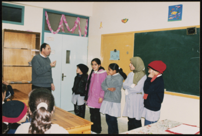 A Photograph of the Theatre Day at School in the West Bank 
