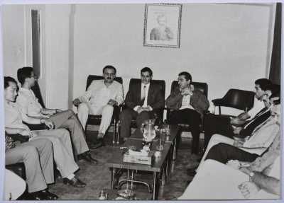 The Ambassador of Qatar at Shahid Khaled Nazzal