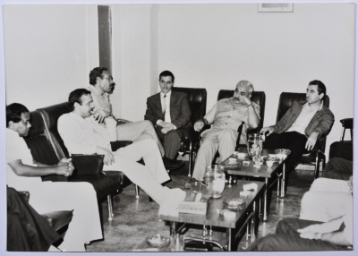 Talaat Yacoub and George Habash Participating in Shahid Khaled Nazzal