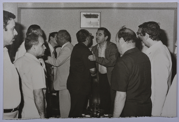 A Soviet Union Delegation at Shahid Khaled Nazzal's Wake, Yarmouk Refugee Camp, June 1986