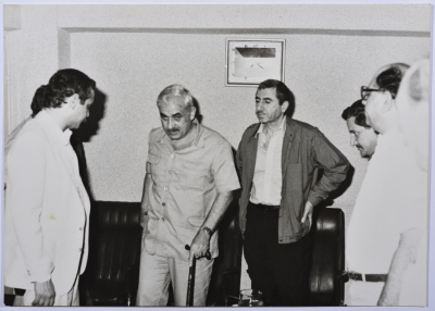 A Popular Front for the Liberation of Palestine Delegation at Shahid Khaled Nazzal