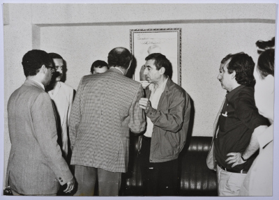 Talaat Yacoub, the Ambassador of the Republic of Yemen and the Ambassador of Algeria Participating in Shahid Khaled Nazzal
