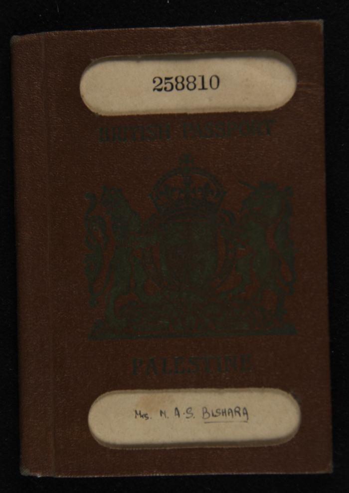 A Photograph of Nuhail Bsharah's Passport 
