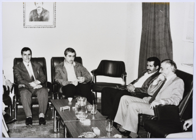 The Ambassador of Qatar at Shahid Khaled Nazzal