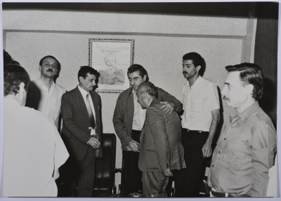 A Delegation from the Yemeni Embassy at Shahid Khaled Nazzal