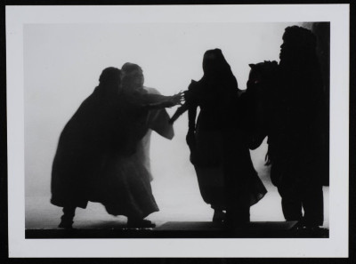 A Photograph of the "Al-Bahth An Umar al-Khayyam" Europe Tour, el-Hakawati Theatre 