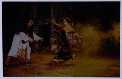 A Photograph of the "Al-Bahth An Umar al-Khayyam" Europe Tour, el-Hakawati Theatre 