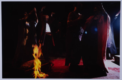 A Photograph of the "Al-Bahth An Umar al-Khayyam" Europe Tour, el-Hakawati Theatre 