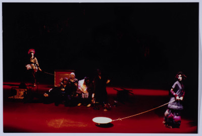 A Photograph Jackie Lewbick During the Theatrical Performance "Al-Ayn Was-Sin" 