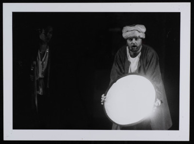 A Photograph of the "Al-Bahth An Umar al-Khayyam" Europe Tour, el-Hakawati Theatre 