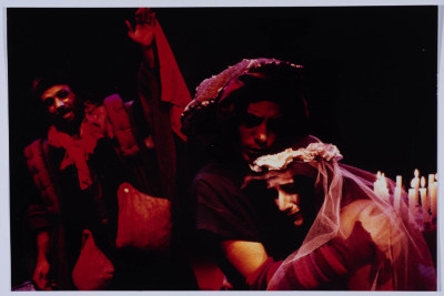 A Photograph of the Theatrical Performance "Al-Ayn Was-Sin" in Paris 