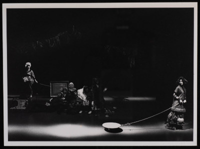 A Photograph of the Theatrical Performance of "Al-Ayn Was-Sin", el-Hakawati Theatre 
