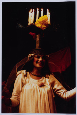 A Photograph of the Theatrical Performance "Al-Ayn Was-Sin" in Paris 