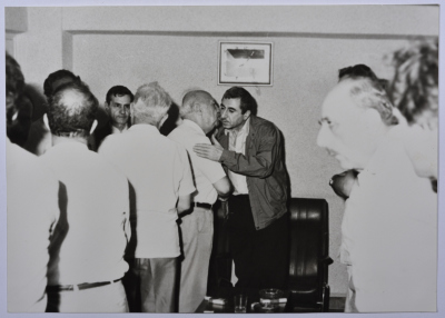 A Delegation from the Syrian Communist Party at Shahid Khaled Nazzal