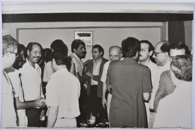 A Delegation from the Yemeni Embassy at Shahid Khaled Nazzal
