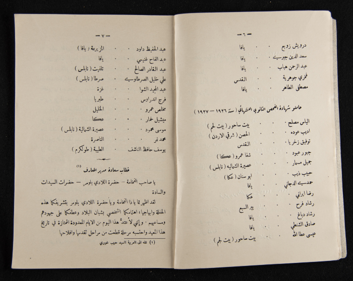 العدد الأول للسنة الثامنة من مجلة الكلية العربية 