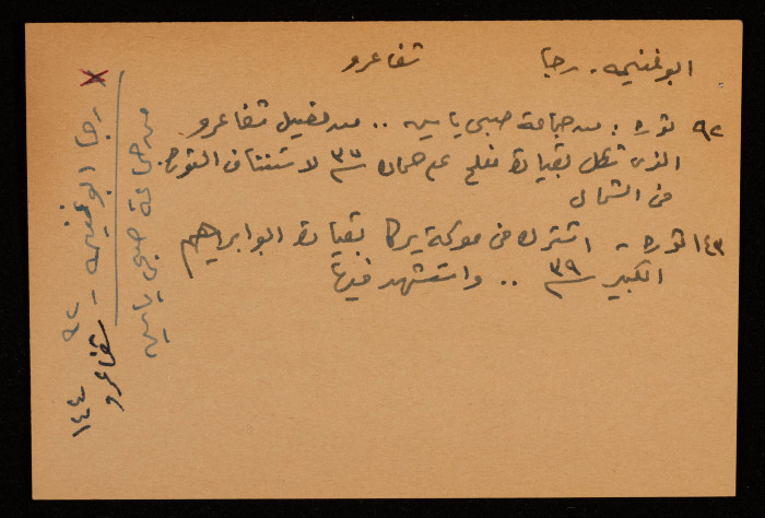 Raja abu Ghanime, from Shafa Amr, a Fighter in the Great Palestine Rebellion