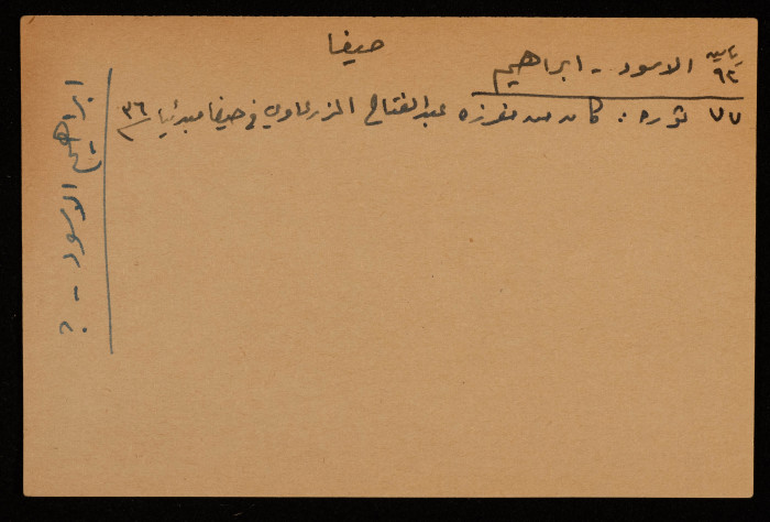 إبراهيم الأسود، أحد مجاهدي ثورة 1936 من حيفا