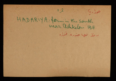A Paper Clipping Documenting the Spelling of "Hadar