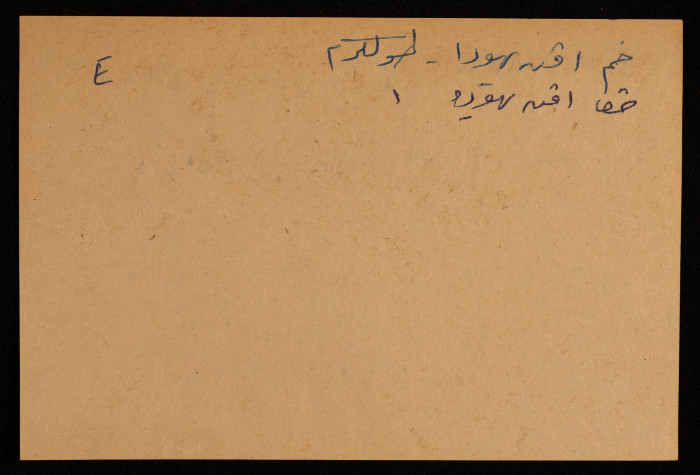 A Paper Clipping Documenting the Arabic and Hebrew Spelling of 'Ein Murra, a Spring in the Negev 
