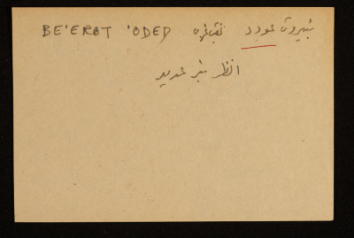 عادل الزواتي، "بئروت عودد"، قصاصة توثيقية 