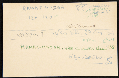 "Ramat Hadar", ʿĀdel az-Zawaty, a Paper Clipping
